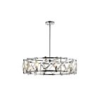 Young Lighting 1269C6 Chrome 6-Lights Rod Pendant