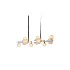 Young Lighting 1283C11 Chrome 11-Lights Rod Pendant