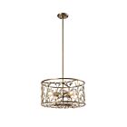 Young Lighting 1319C4 Winter Silver 4-Lights Crystal Chandelier