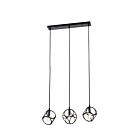 Young Lighting 1334C3 3-Lights Geometric Rod Chandelier