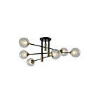 Young Lighting 1345C6 6-Lights Multiple Arm Rod Chandelier