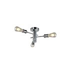 Young Lighting 1346FM3 Chrome 3-Lights Flush Mount
