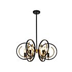 Young Lighting 1352C 1-Light Rod Chandelier