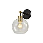 Young Lighting 1372WL-CL Black and gold Wall Lamp