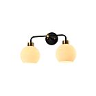 Young Lighting 1372WL2-FR Black and gold Wall Lamp