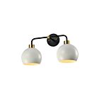 Young Lighting 1372WL2-WH Black and gold Wall Lamp