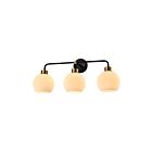 Young Lighting 1372WL3-FR Black and gold Wall Lamp