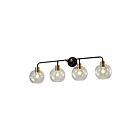 Young Lighting 1372WL4-CL Black and gold Wall Lamp