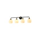 Young Lighting 1372WL4-FR Black and gold Wall Lamp