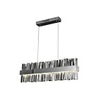 Young Lighting 2040C67-LR Chrome 67W LED LED Linear Crystal Pendant
