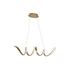 Young Lighting 2068C Brush Gold 30W LED Cord Chandelier