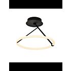 Young Lighting 2077C16 Black 18W LED Flush Mount