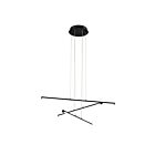 Young Lighting 2083C3 3 Lights Sand Black 54W LED Chandelier