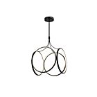 Young Lighting 2084C-L Sand Black 56W LED Chandelier
