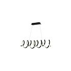 Young Lighting 2096C Sand Black 50W LED Chandelier