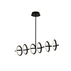 Young Lighting 2097C Sand Black 60W LED Chandelier