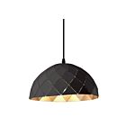 Young Lighting 3072P-BK Black 1-Light Pendant