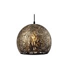 Young Lighting 3079P-L-RB Rustic Bronze 1-Light Large Cord Pendant
