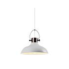 Young Lighting 3085P-WH White 1-Light Cord Pendant
