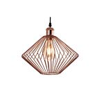 Young Lighting 3092P-GD Gold (painted) 1-Light Geometric Cord Pendant