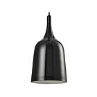 Young Lighting 3095P Glossy Black 1-Light Cord Pendant