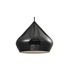 Young Lighting 3097P Glossy Black 1-Light Cord Pendant