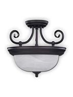 Canarm Julianna 2 Light Oil Rubbed Bronze Semi-Flush ISF20A02ORB (fixturewshade)